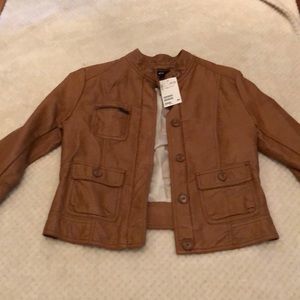 H&M faux leather jacket